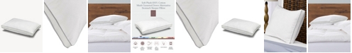 Ella Jayne Soft Plush Luxurious 100% Cotton Mesh Gusseted Gel Fiber Stomach Sleeper Pillow - Standard